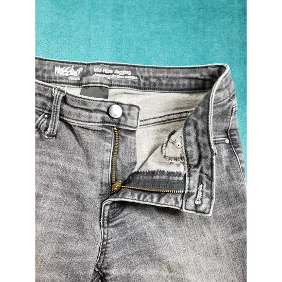 Mossimo Jeans Size 4 Womens Black Stretch Denim Ladies Pants Mid Rise Jegging - Picture 4 of 11